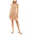 Juniors' Floral-Print Round-Neck Sleeveless Dress Pat A $28.32 Dresses